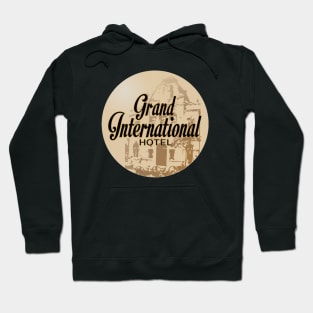 The Grand International Hotel by Jeff Lee Johnson Official Souvenirs 2 Hoodie